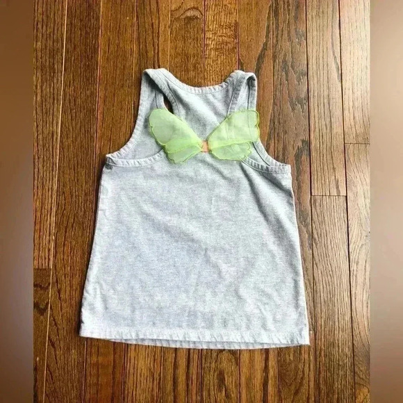 Disney Parks Girls S (6-7Y) Gray Minnie Mouse Razorback Tank w/Butterfly Wings! - Picture 2 of 9
